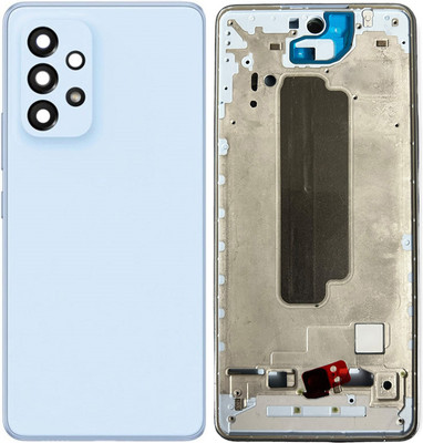 imbi Samsung Galaxy A53 5G With Middle Frame, Power Volume Button Camera Glass Full Panel(Blue)