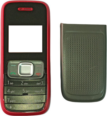 imbi Nokia 1209 (Old Model) Front Back Body With Keypad Front & Back Panel(Red)