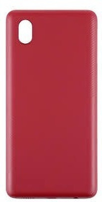 SRaccessories Samsung A01 Core Back Panel(red)