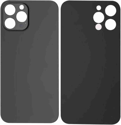 Kraze4blaze Apple IPhone 12 Pro (With Proper Logo) Back Panel(black)