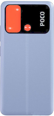 HQP for Xiaomi Poco C55 ( 22127PC95I ) Battery Back Door Replacement [ With Volume + Power Key and Camera Lens Cover ] Back Panel(Cool Blue)