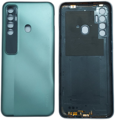Spares4ever Tecno Spark 7 Pro Green Replacement Back Panel(Green)