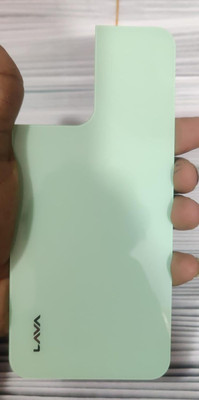 FixHub LAVA YUVA 3 PRO BACK GLASS COMPATIBLE Back Panel(GREEN)