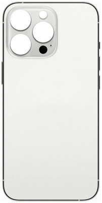 SPSALES Apple iPhone 13 Pro Back Glass Back Panel(Silver)