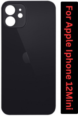 Niviti Apple Iphone 12 Mini Back Panel(Black)