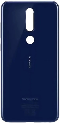 Shkiyo Nokia 5.1 Plus With Proper Logo Back Panel(Navy Blue)