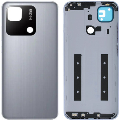 Sandreezz Xiaomi Redmi 10A Sport (with Proper Logo) (with Side Volume Power Buttons) Back Panel(Slate Grey)