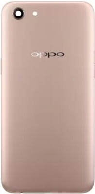 Sandreezz Oppo A83 (With Middle Ring Camera Lens & Side Volume Power Buttons) Back Panel(Gold)
