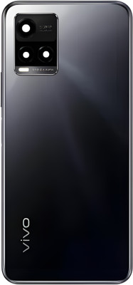 Sandreezz Vivo Y33T with Proper Logo (With Middle Ring Camera Lens & Side Volume Power Buttons) Full Panel(Mirror Black)