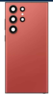 AAA Spares For Samsung galaxy S23 Ultra Back Glass Back Panel(Red)