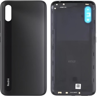 Shkiyo Redmi Mi 9A With Logo Premium Quality Back Panel(Black)