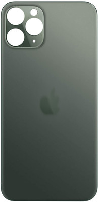 Unique4Ever Apple iPhone 11 Pro Max ( With Proper Brand LOGO ) Glass Back Panel(Green)