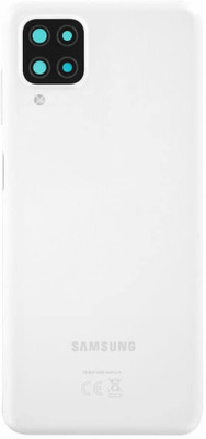 SPAREWARE SAMSUNG Galaxy A12 - White Back Panel(White)