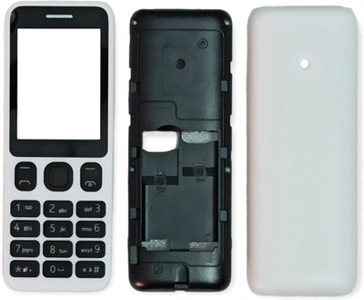 imbi Nokia 125 Front Back and Middle Body With Keypad Full Panel(White)