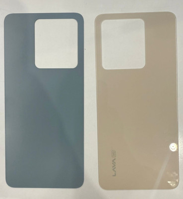 HNVIEW LAVA YUVA 3 OG BACK GLASS PANEL WITH LOGO AND COMPATIBLE Back Panel(GOLD)