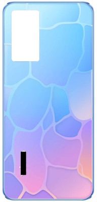 Kraze4blaze Vivo Y75 (With Proper Logo) Back Panel(Dancing Waves)