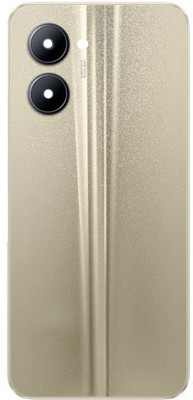 imbi Realme C33 Battery Door Wth Camera Glass Back Panel(Gold)
