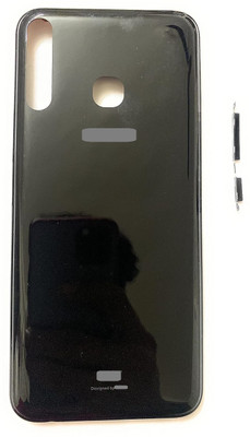Kraze4blaze Infinix Hot 8 (With Proper Logo) Back Panel(Midnight Black)
