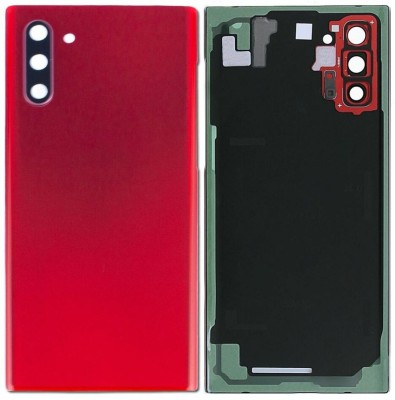 SPAREWARE Samsung Samsun Note 10-Red (WITH CAMERA LASS LENS) Back Panel(Red)