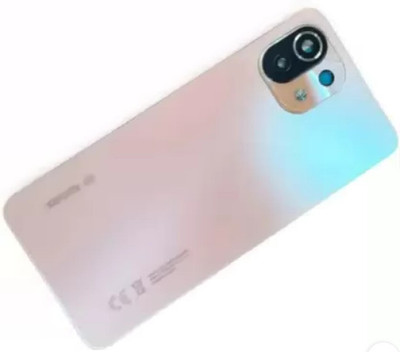 SRaccessories Compatible Xiaomi 11 Lite (5G) Glass Back Panel(Tuscany Coral)
