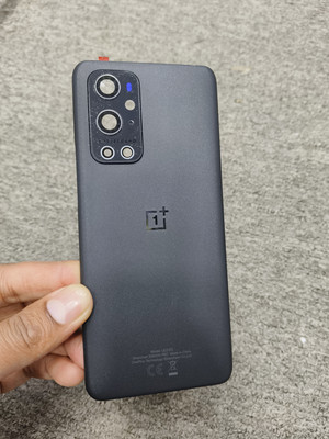 TrofT OnePlus OnePlus 9 pro(Glass) Back Panel(Black)