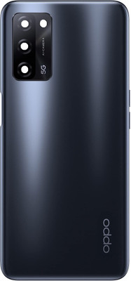 Sandreezz Oppo A53s 5G (With Middle Ring Camera Lens & Side Volume Power Buttons) Full Panel(Ink Black)