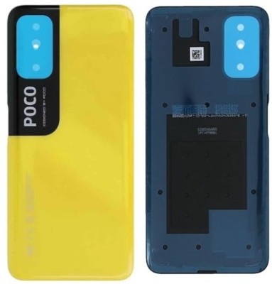 Sandreezz Xiaomi Poco M3 Pro (with Proper Logo) (Best Quality) Back Panel(Poco Yellow)