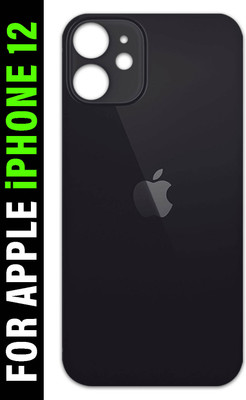 Safa Apple iPhone 12 Back Panel(Black)