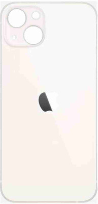 Kraze4blaze Apple IPhone 13 Mini (With Proper Logo) Back Panel(White)