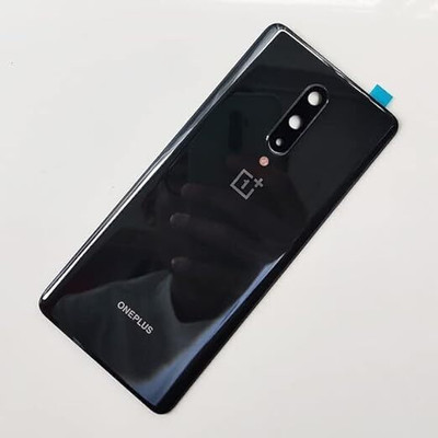 AceKing OnePlus 8 BACK GLASS COMPATIBLE Back Panel(BLACK)