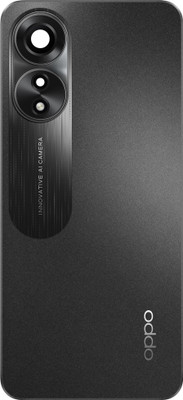HQP for Oppo A78 4G ( CPH2565 ) Battery Back Door Replacement [ With Pre Installed Adhesive Tape and Camera Glass and Camera Lens Cover ] Back Panel(Mist Black)