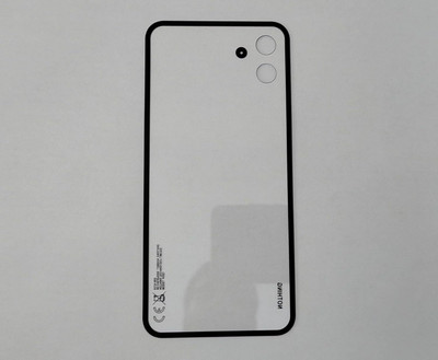 FixHub Nothing Phone 1 BACK GLASS PANEL BACK GLASS COMPATIBLE Back Panel(BLACK)
