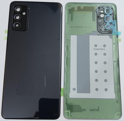 SPAREWARE Samsung Samsung Galaxy M52 5G -Black (WITH CAMERA LENS) Back Panel(Black)