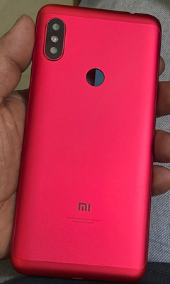 SRaccessories Redmi Note 6 Pro Back Panel(Red)
