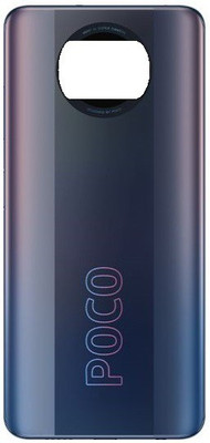 Kraze4blaze Poco X3 Back Panel(Black)
