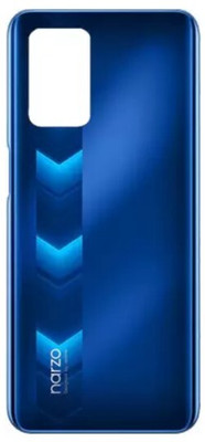 KezeMize Realme Narzo 30 5G (with Proper Logo) Back Panel(Blue)