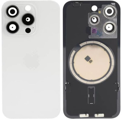 SPAREWARE Iphone iPhone 15 Pro Max -Titanium White Back Panel(White)