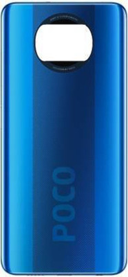 SRaccessories POCO X3 Back Panel(Cobalt Blue)