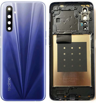 BK PRIMUM QULITY Realme 6-(full back panal)( propar logo)propar fiting Full Panel(Blue)