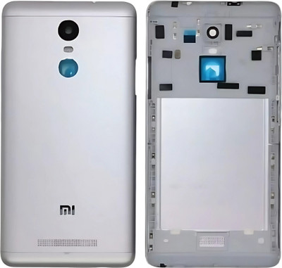 Shkiyo Redmi Mi Note 3 With Logo Premium Quality Back Panel(Grey)