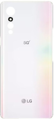 FriendzzWorld LG Velvet 5G (LM-G900N, LM-G900EM, LM-G900, LM-G900TM) Glass Back Panel(Aurora White)