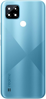 KezeMize Realme C21 (Best Quality)(With Proper Logo) Back Panel(Cross Blue)