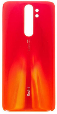 Sandreezz Xiaomi Redmi Note 8 Pro (Glass) (with Proper Logo) Back Panel(Twilight Orange)