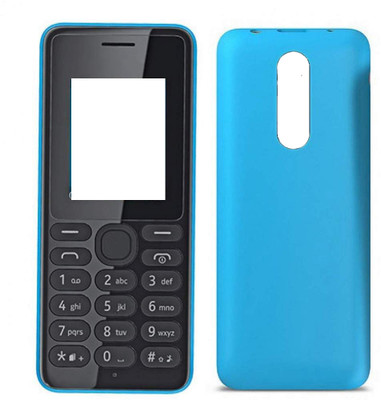 imbi Nokia 108 Dual Sim Model Front Back Body With Keypad Front & Back Panel(Blue)