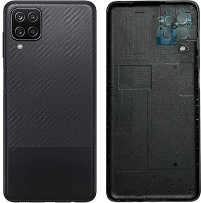 starware Samsung_A12_Black Samsung_A12_Black Back Panel(Black)