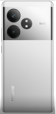 FLOUNDER REALME GT 6T (5G) WITH PROPER LOGO Back Panel(FLUID SILVER)