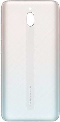 SPAREASP Xiaomi Redmi 8A Dual (With Proper Logo) Sky White Back Panel(White)