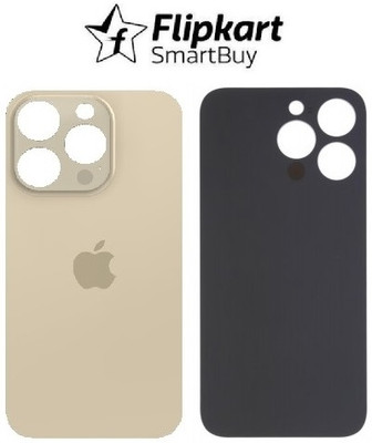 Flipkart SmartBuy Apple iPhone 14 Pro Premium Quality (Glass) Back Panel(Gold)