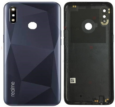 KezeMize Realme 3i (with Proper Logo) Back Panel(Diamond Black)