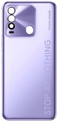 Sandreezz Tecno SPARK 8 (KG6) (with Proper Logo) Back Panel(Purple)